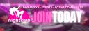 Discovery splash banner for Nightclub Simulator Discord server