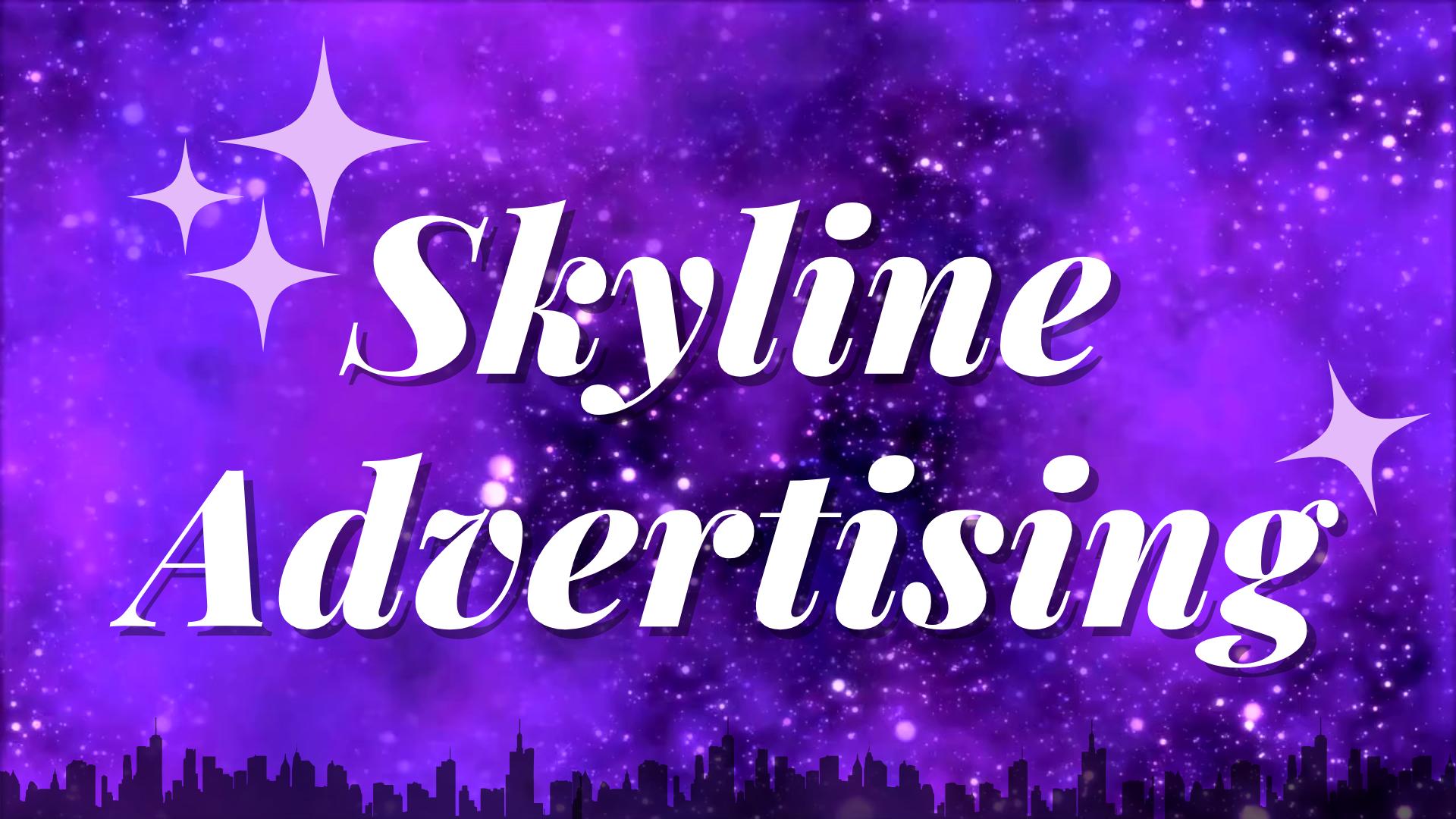 Discovery splash banner for Skyline Advertising Discord server