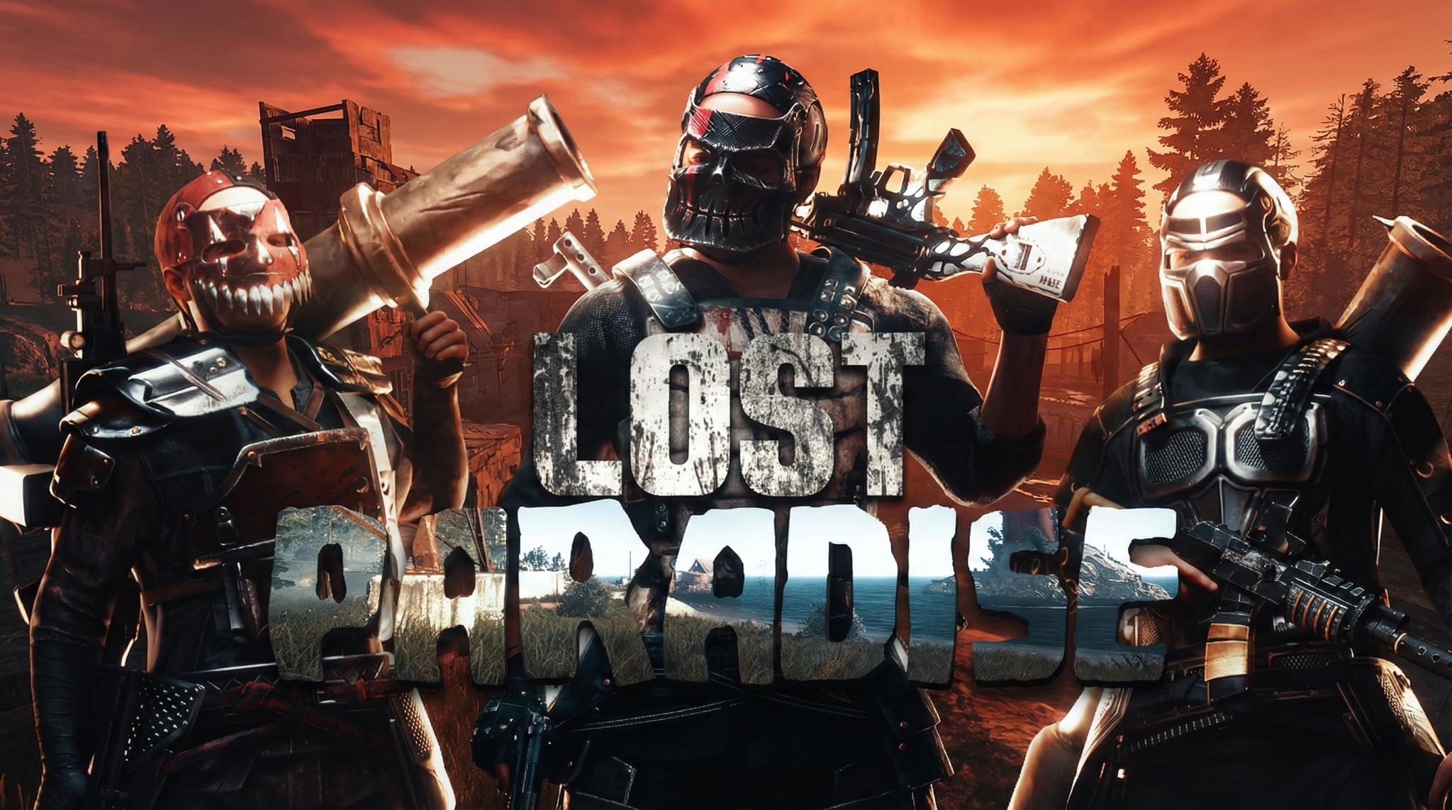 Discovery splash banner for LOSTPARADISE.HU - RUST Discord server