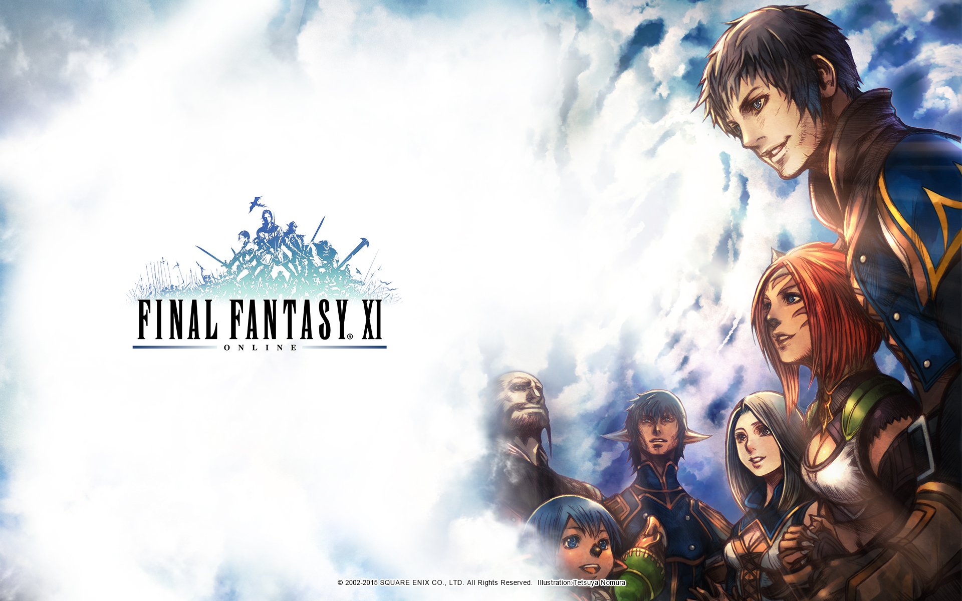 Discovery splash banner for Final Fantasy XI Discord server