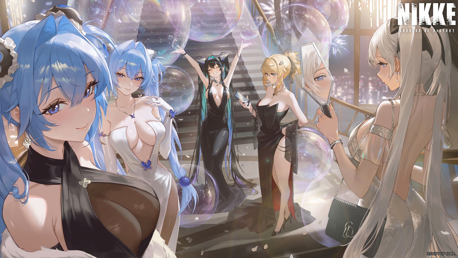 Discovery splash banner for 勝利女神:妮姬(Nikke非官方交流社群) Discord server