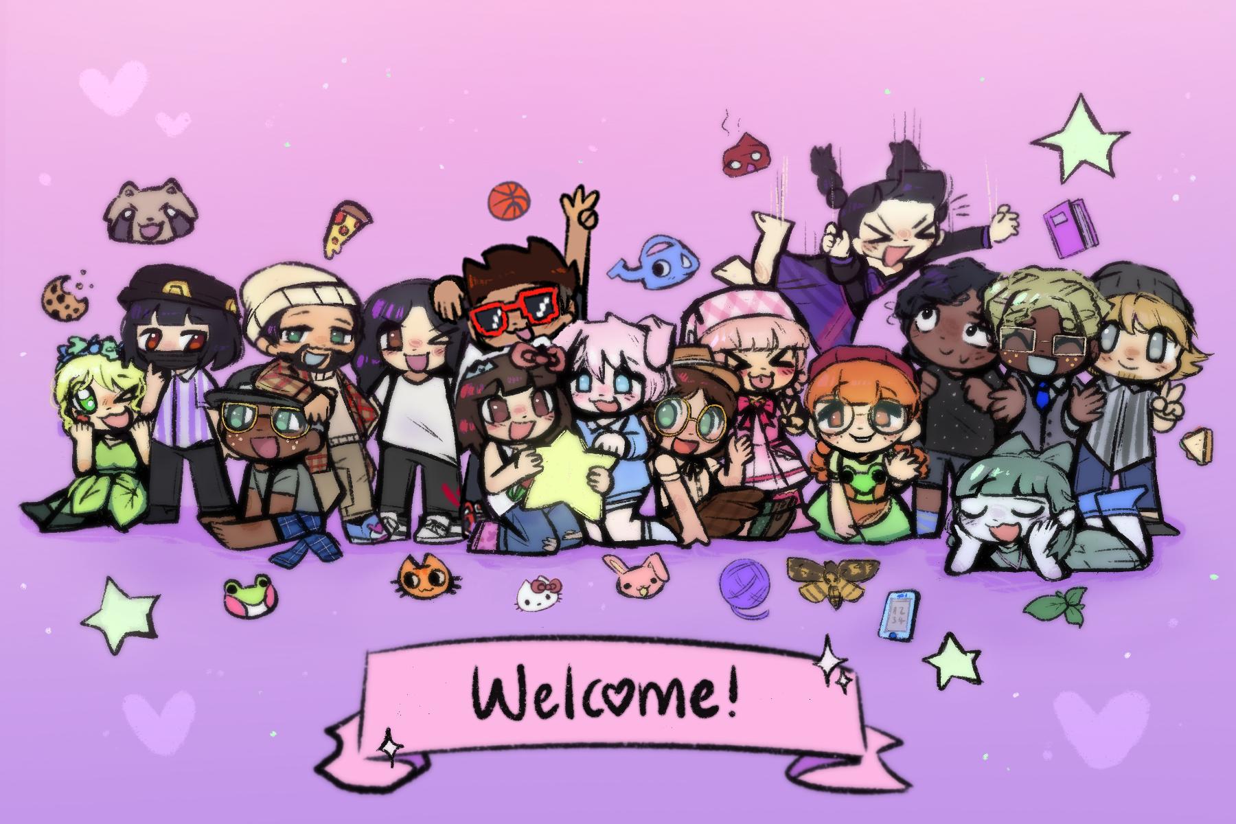 Discovery splash banner for Lia's Gaming Nook ♡ Discord server