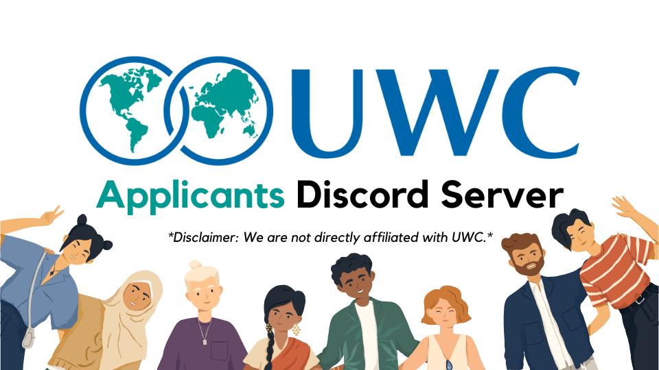 Discovery splash banner for UWC Applicants Discord server