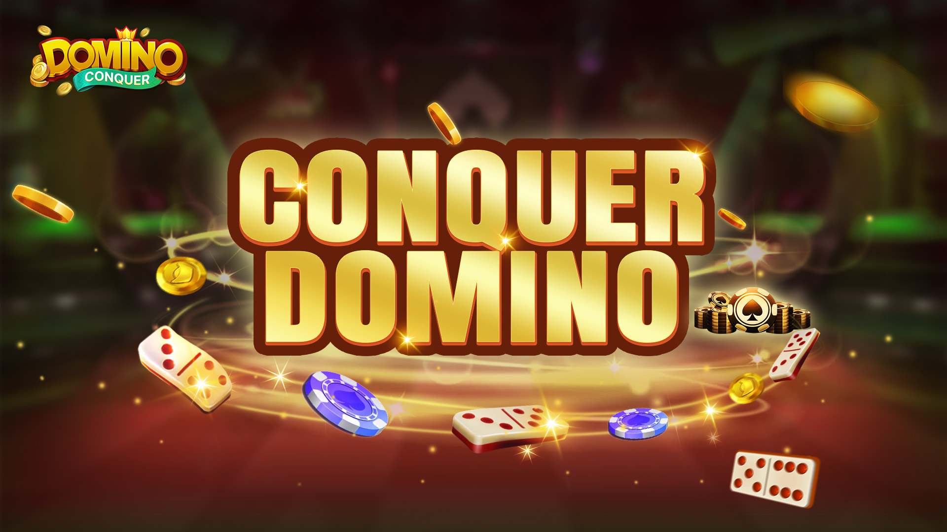 Discovery splash banner for Conquer Domino Official Discord server