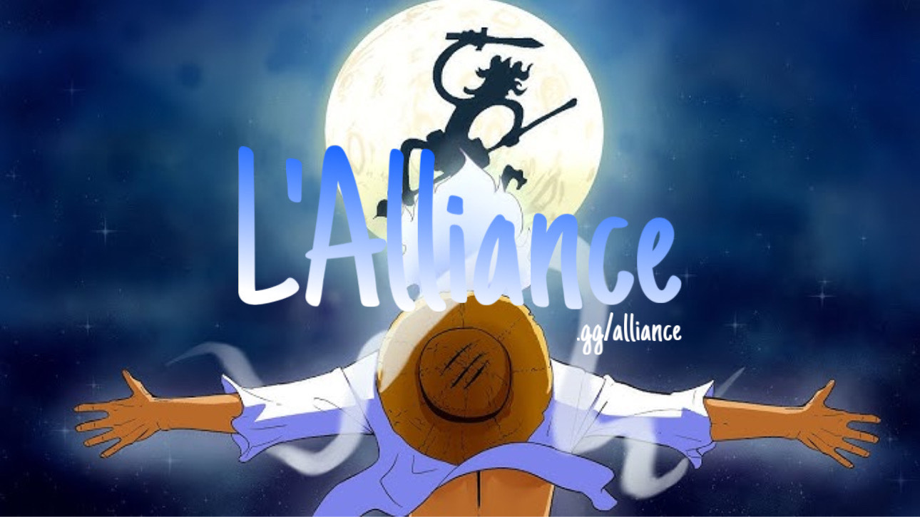 Discovery splash banner for L’Alliance🍹 Discord server