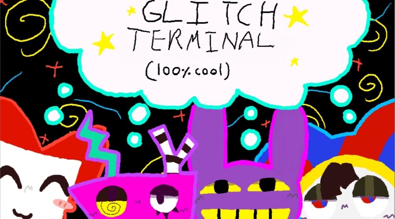 Discovery splash banner for 🌸 The Glitch Terminal 🌸 Discord server