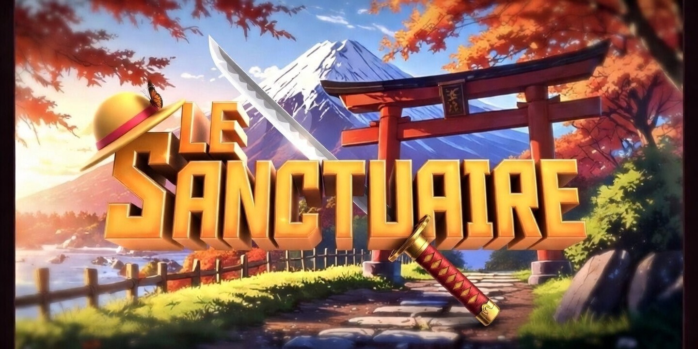 Discovery splash banner for Le Sanctuaire Discord server