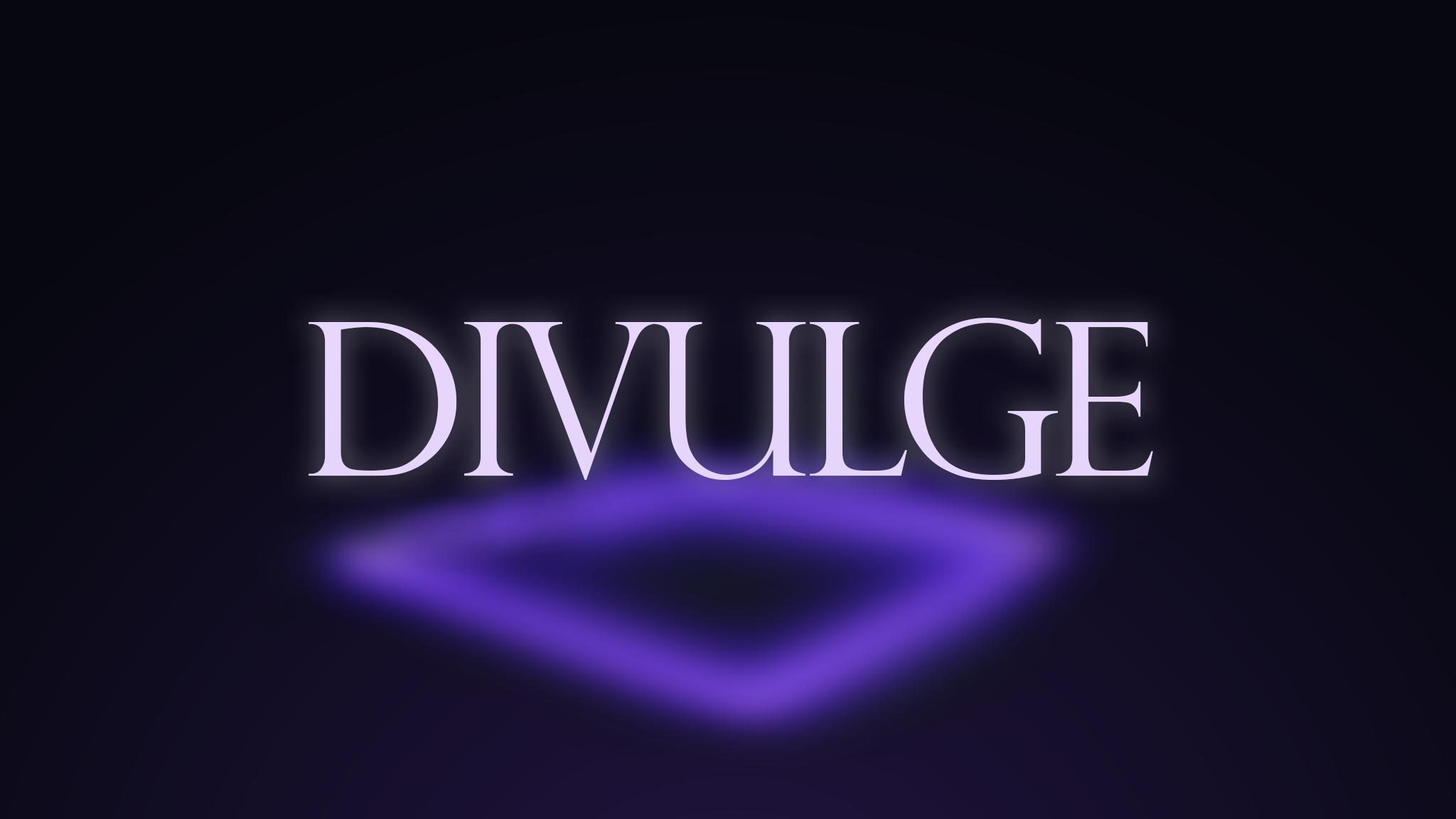 Discovery splash banner for Divulge | Roblox Developers Discord server