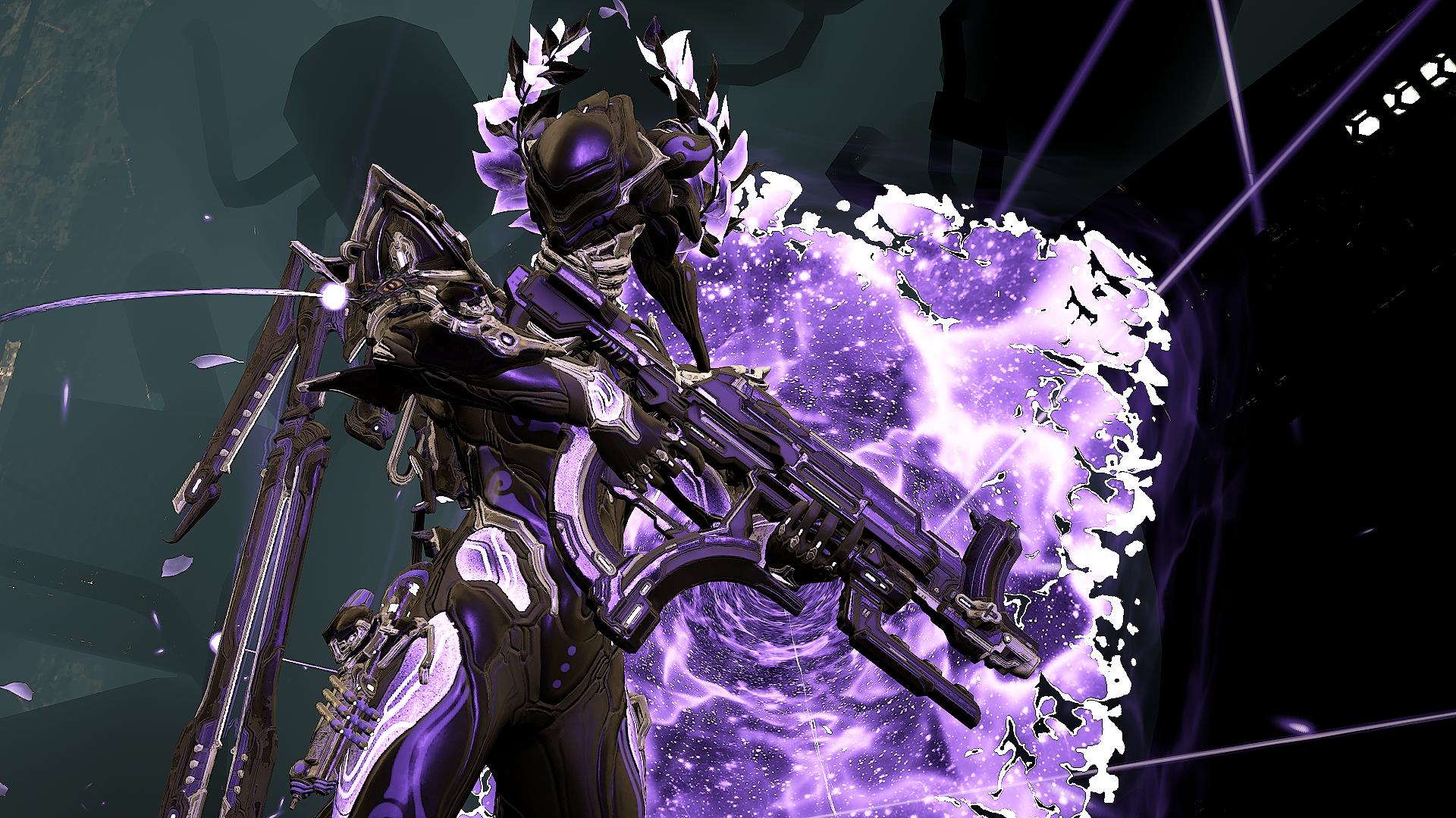 Discovery splash banner for Warframe Aya Discord server