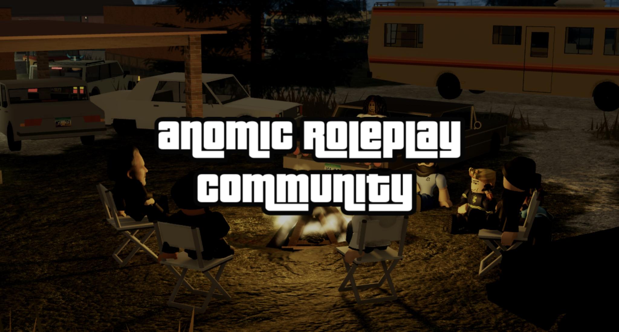 Discovery splash banner for Anomic Roleplay Community Discord server