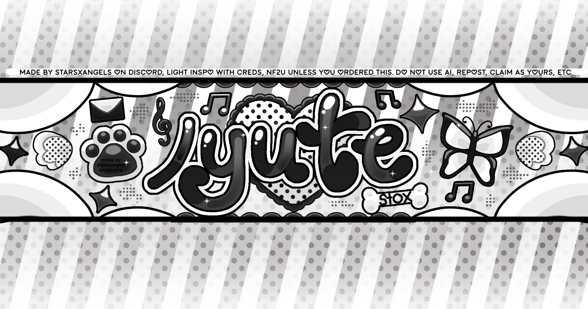 Discovery splash banner for 🎼 ノyute ♡♡ social—vault. Discord server