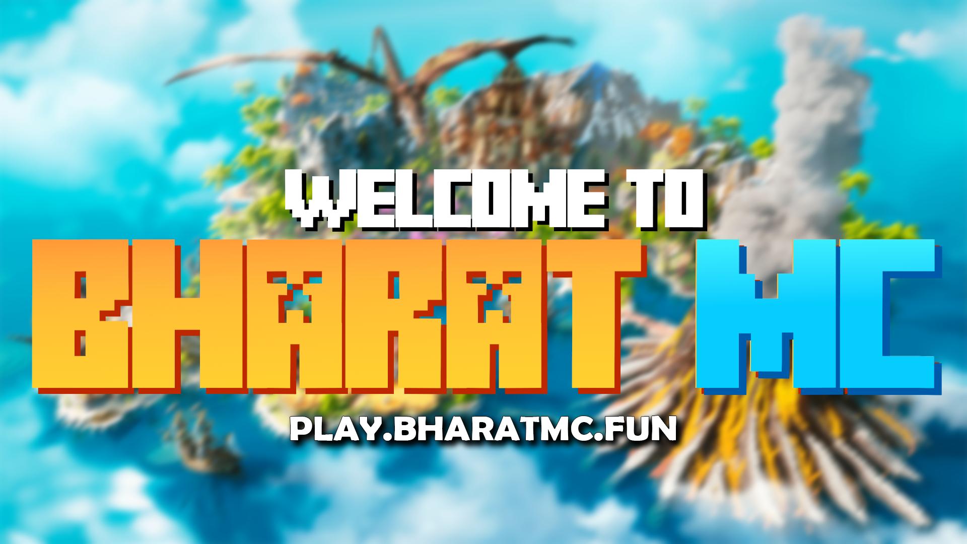Discovery splash banner for BharatMC - Minecraft Network Discord server