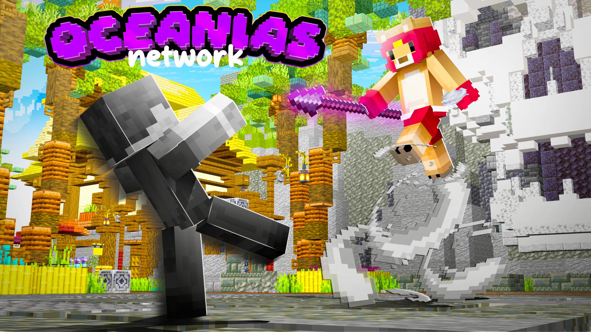 Discovery splash banner for Oceanias — Network Discord server