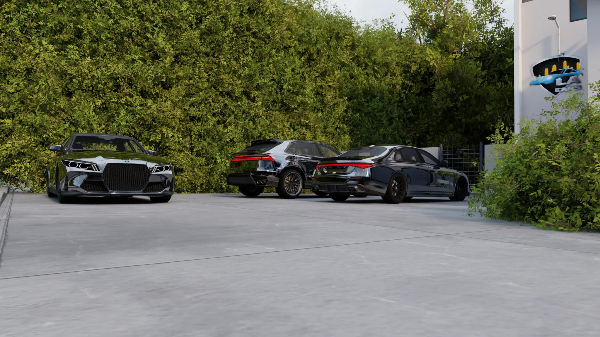 Discovery splash banner for LA Cars Discord server