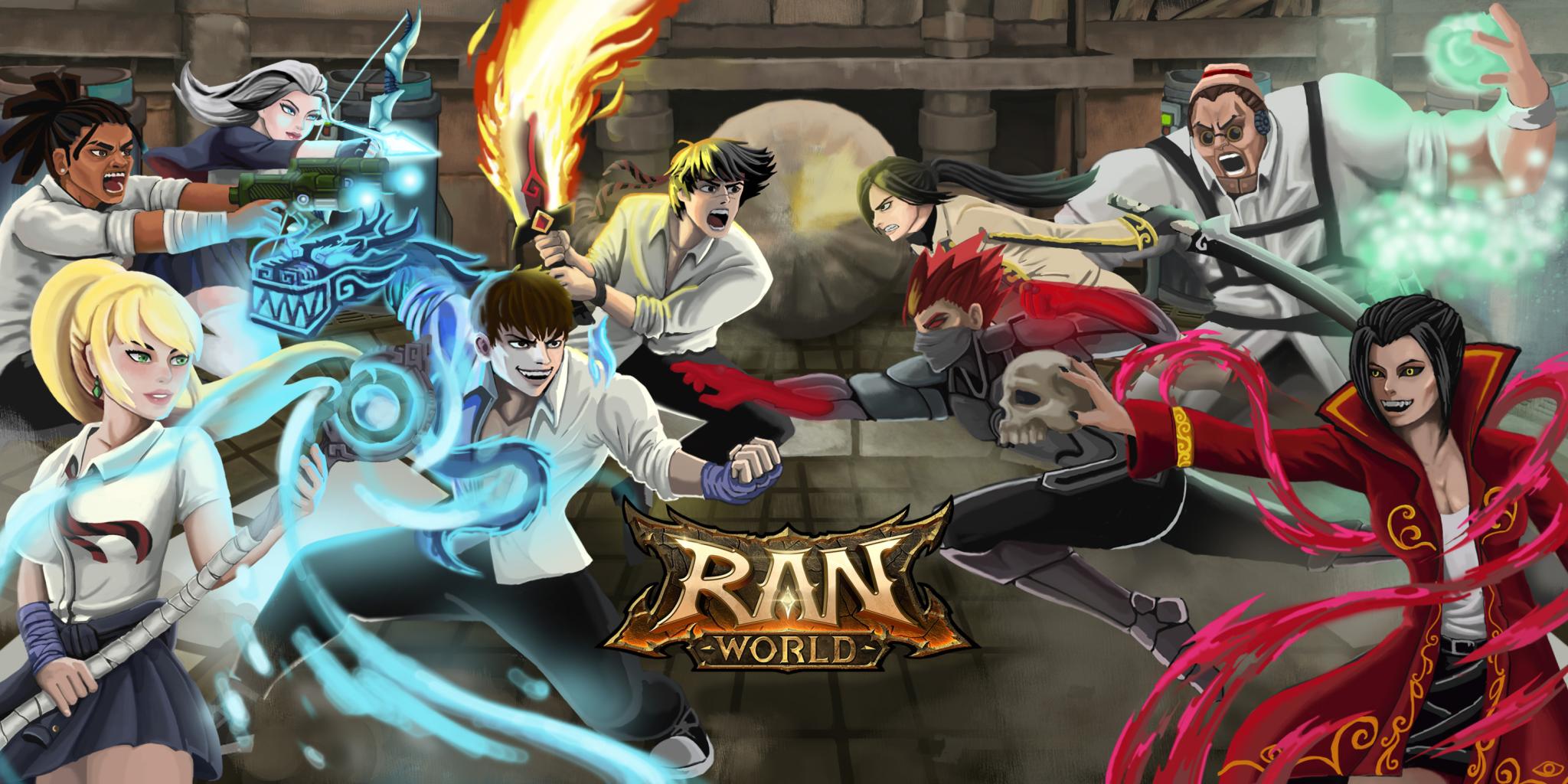 Discovery splash banner for Ran World Discord server