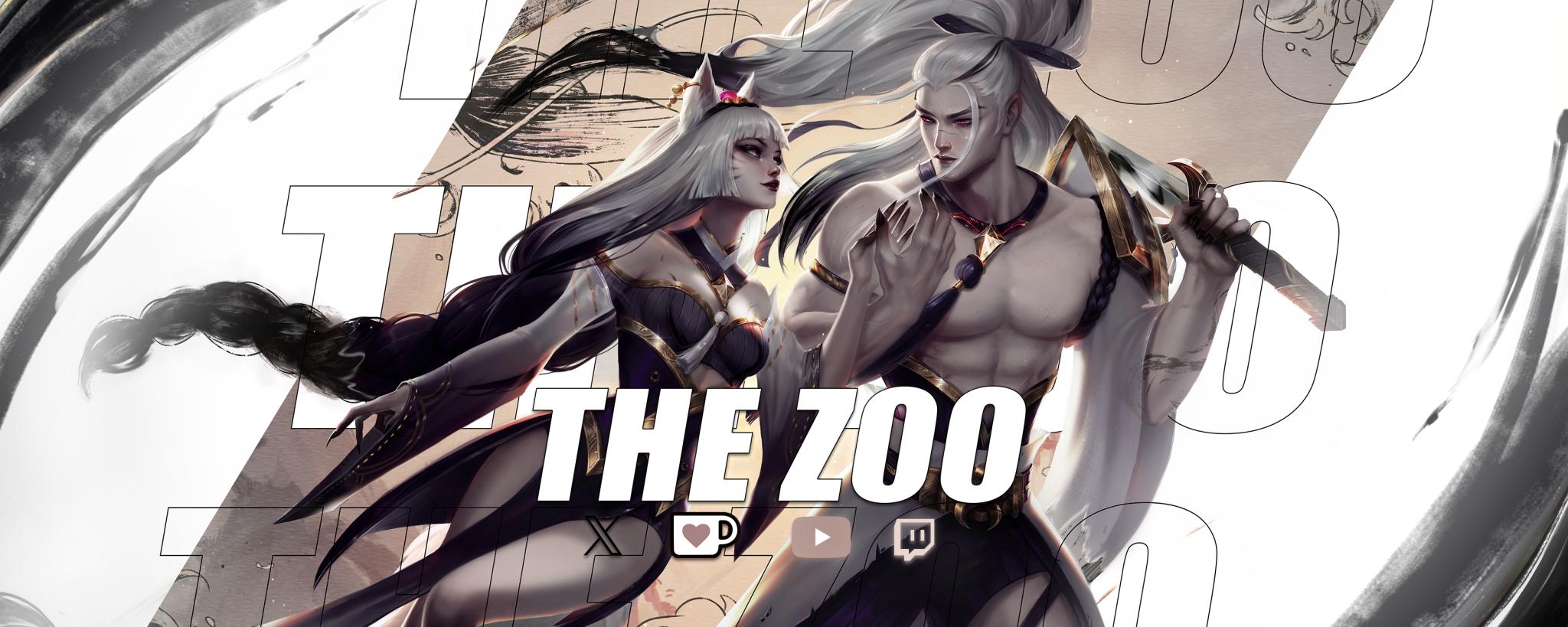 Discovery splash banner for 𖥸 · · · The Zoo · · · 𖥸 Discord server