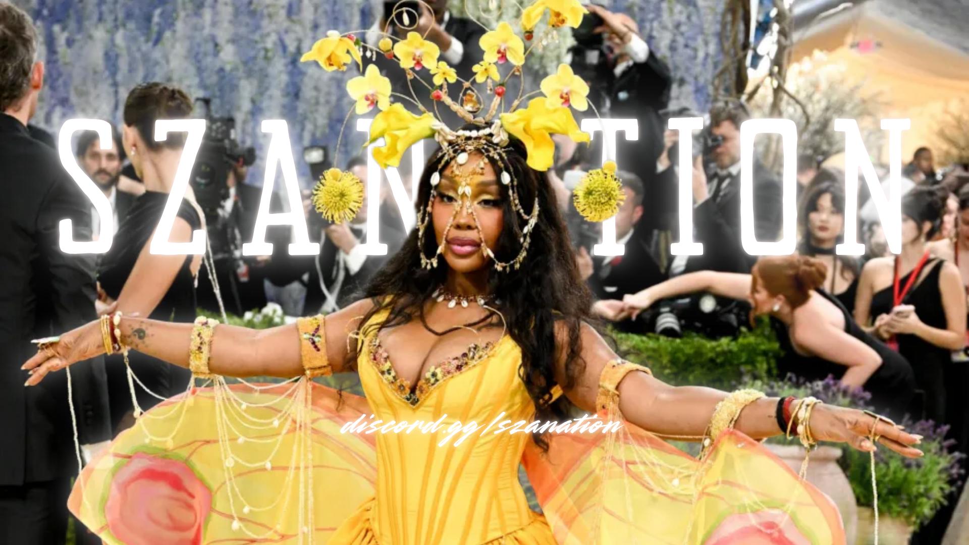 Discovery splash banner for sza nation 💛 Discord server