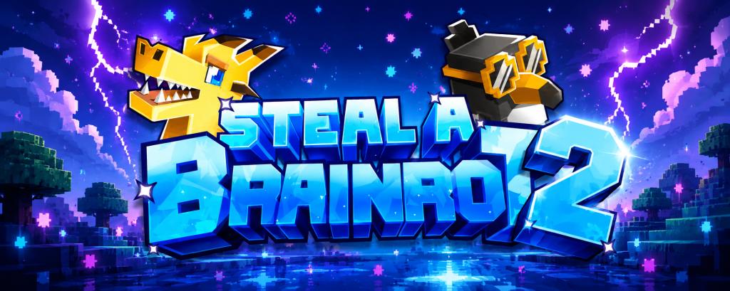 Discovery splash banner for Power Blast Lucky Blocks Discord server