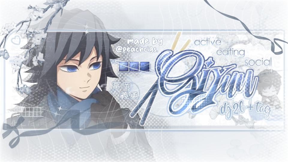 Discovery splash banner for 🌊 𓐇゛ ノ𝓖iy𝐮𝐮 ᰍ ິ𓈒 GIYU tᨡg゜ꪮ𑁨 dj2l ິ𓈒 Discord server