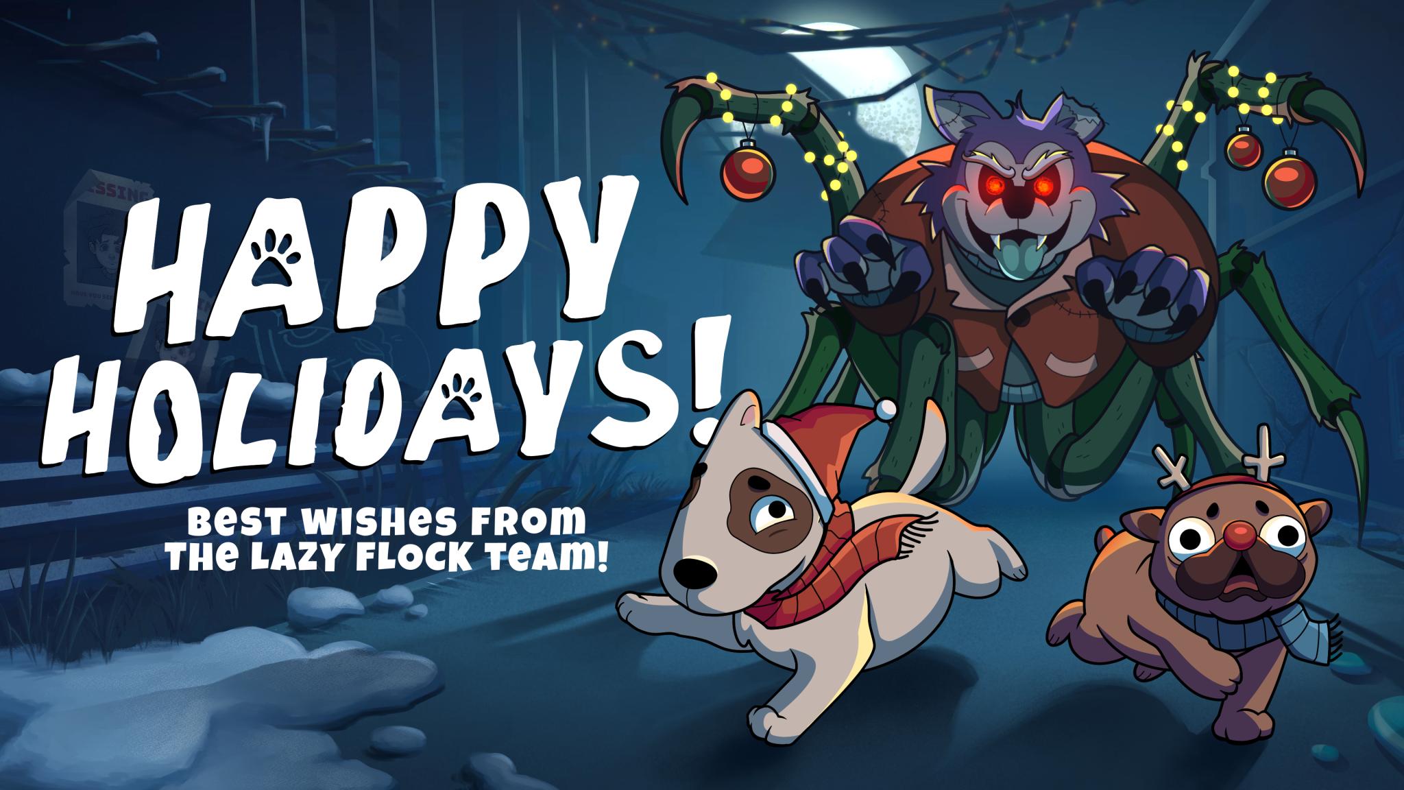 Discovery splash banner for LazyFlock Discord server