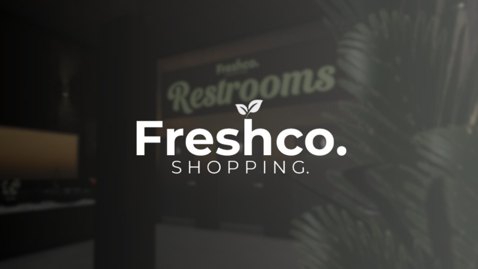 Discovery splash banner for Freshco Shopping. Discord server