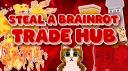 Discovery splash banner for Steal A Brainrot Market Discord server