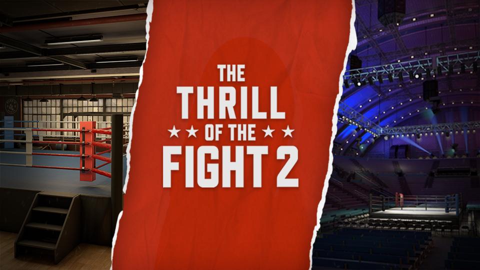 Discovery splash banner for The Thrill of the Fight 2 Discord server