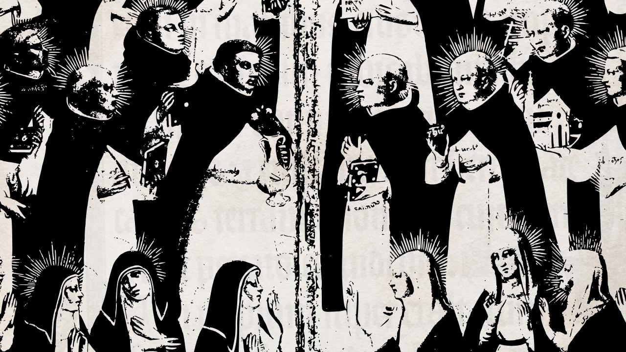 Discovery splash banner for Scholasticism Discord server