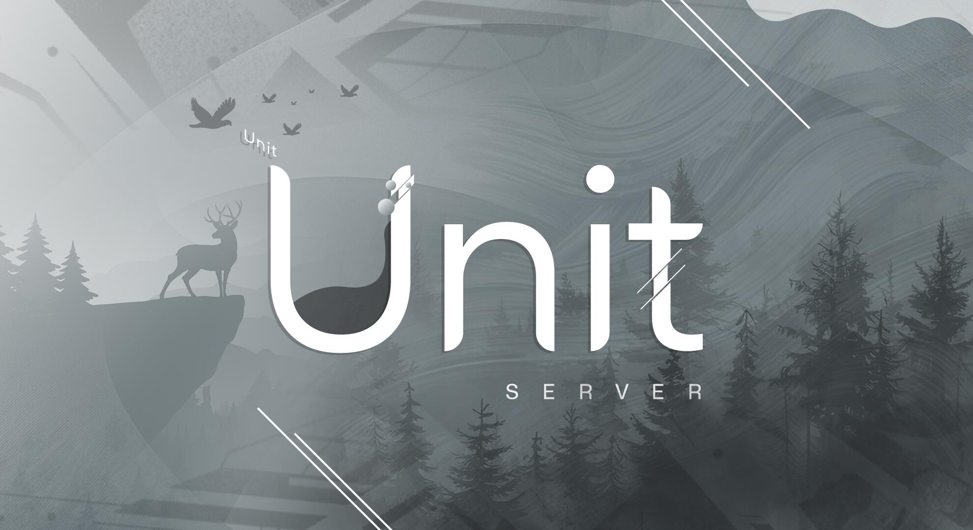 Discovery splash banner for Unit Discord server