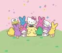 Discovery splash banner for Sanrio Café ᢉ𐭩 Stickers ᢉ𐭩 Emotes ᢉ𐭩 Hello Kitty ᢉ𐭩 Giveaways Discord server