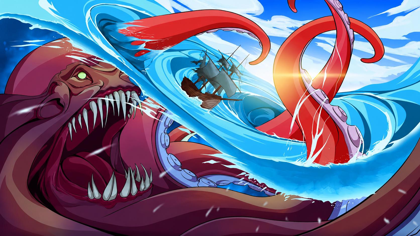 Discovery splash banner for RELL Seas | Official Discord server