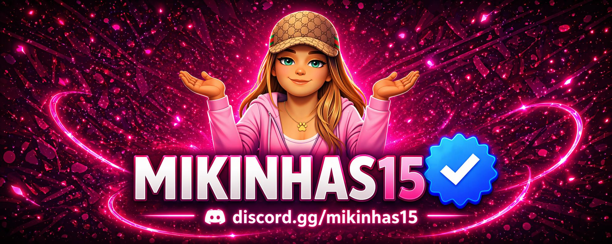 Discovery splash banner for MIKINHAS15 - OFICIAL #3K Discord server