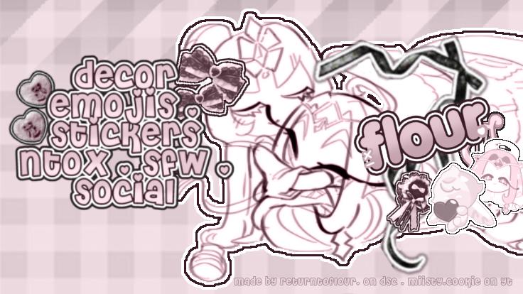 Discovery splash banner for 🌺𓂅 ׅ /ƒ𝓵our ﹒𝜚 j2l = ban ✿˚ . Discord server