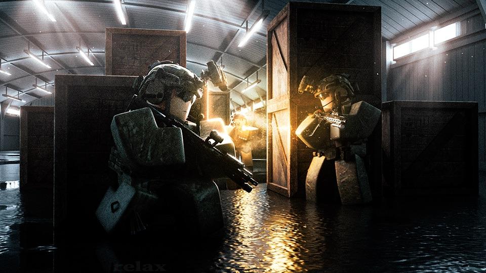 Discovery splash banner for Roblox Military Roleplay Discord server