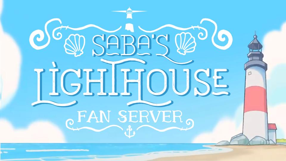 Discovery splash banner for Saba's Lighthouse Discord server