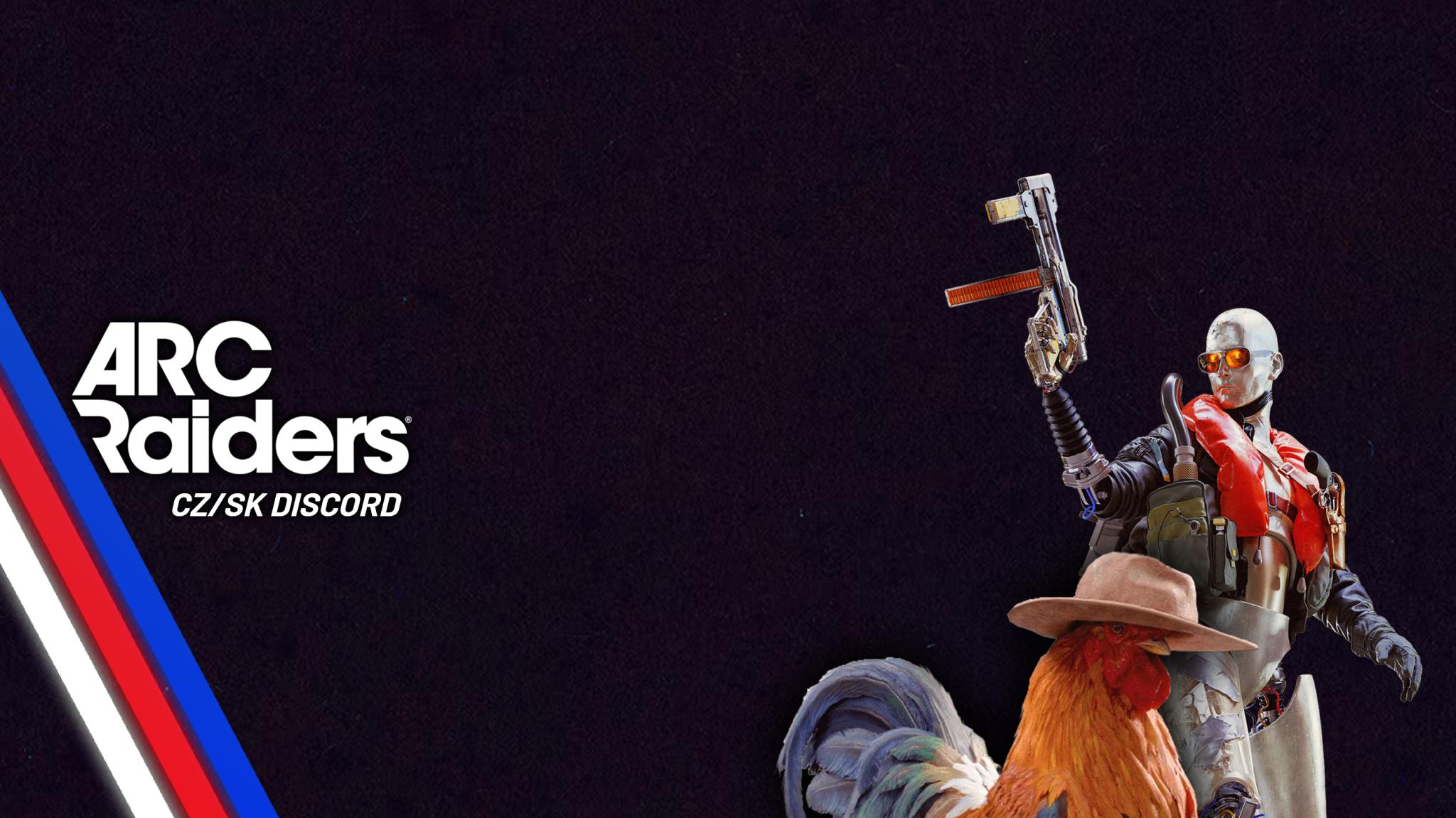 Discovery splash banner for ARC Raiders CZ/SK Discord server
