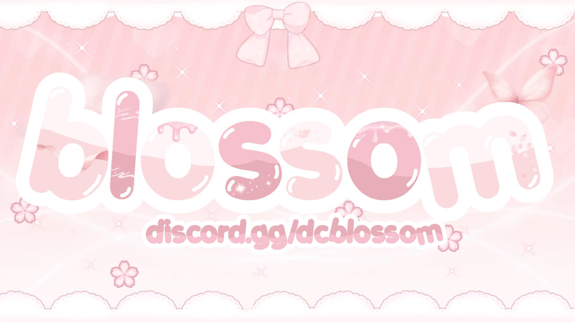 Discovery splash banner for ⋆ ˚ ୨୧ blossom - staff apps open <33 Discord server