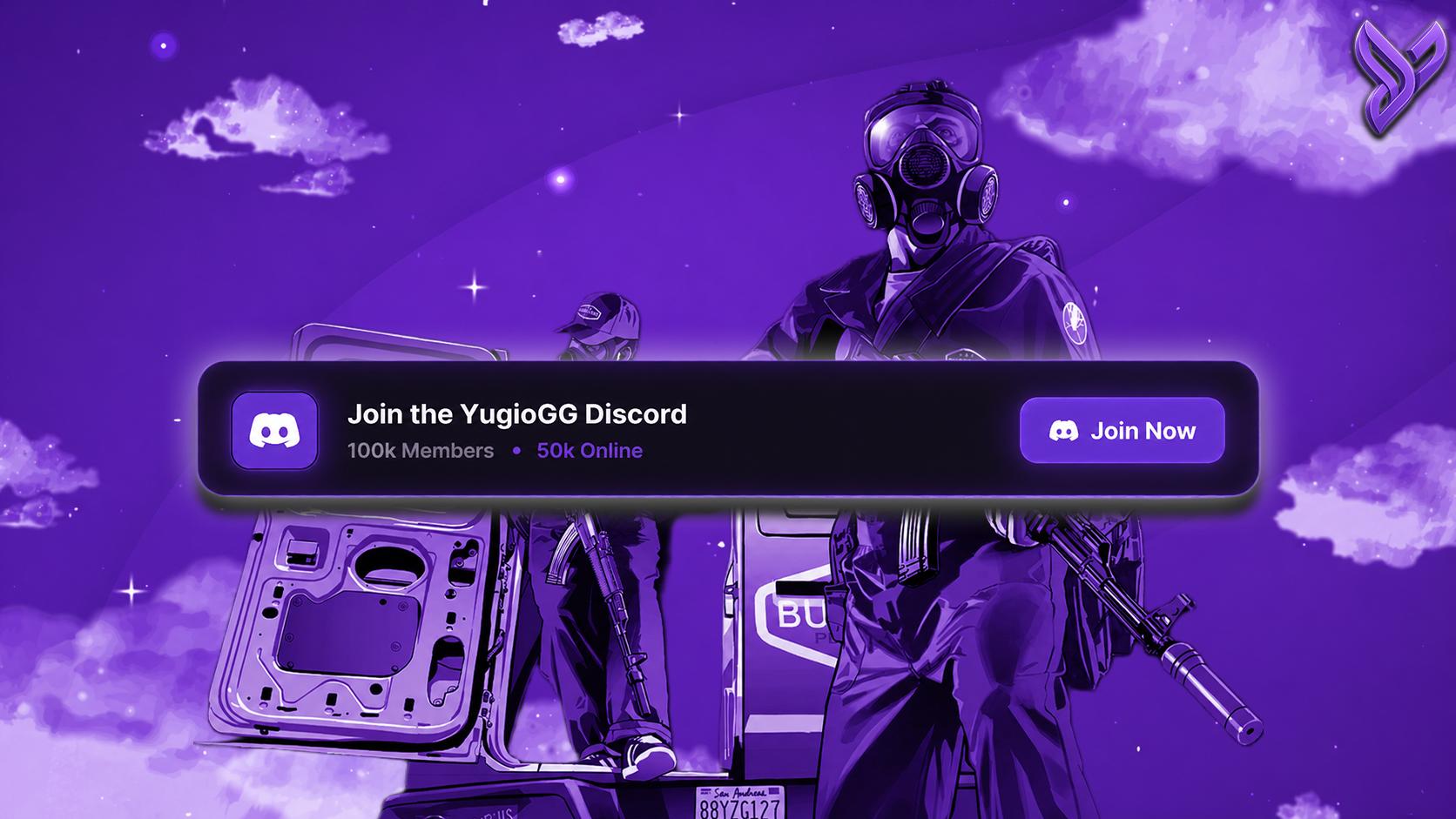 Discovery splash banner for YugioGG Community® #74K Discord server