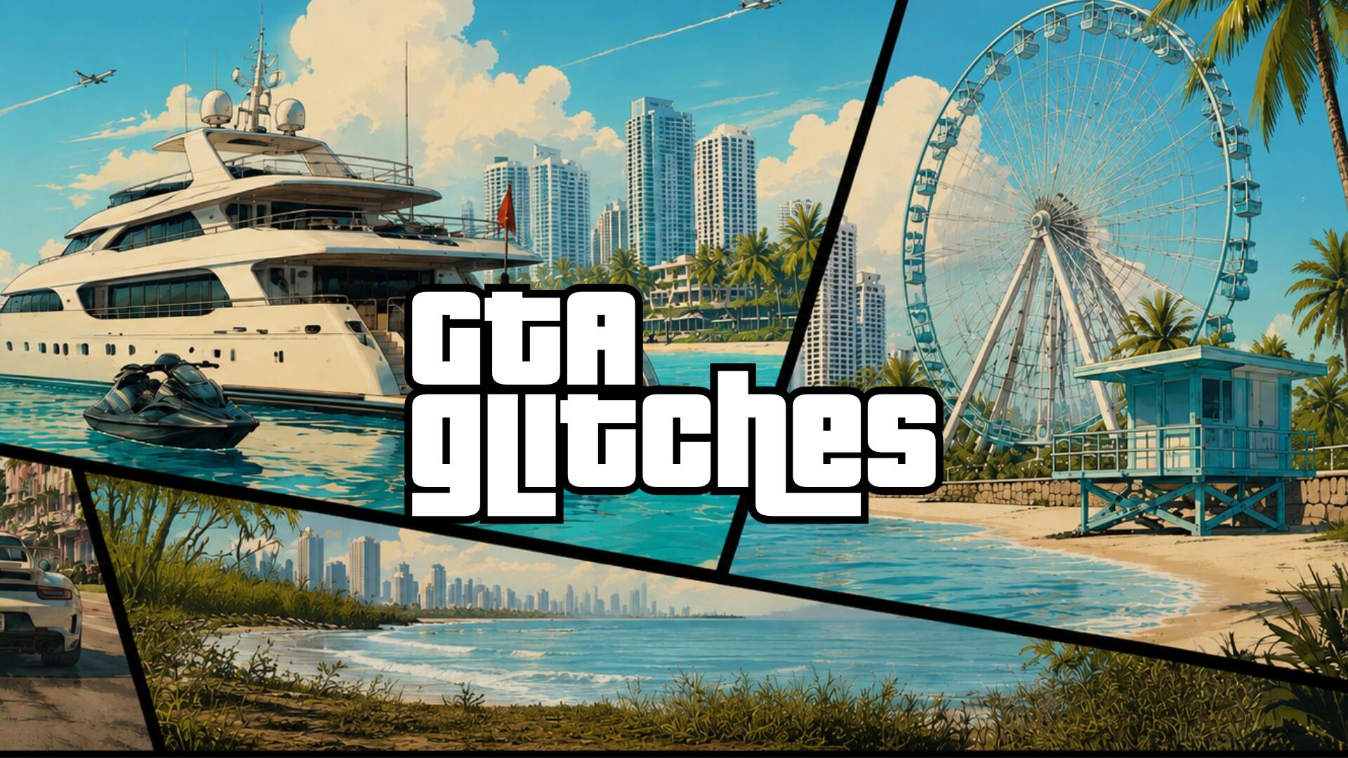 Discovery splash banner for r/gtaglitches Discord server