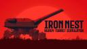 Discovery splash banner for IRON NEST: Heavy Turret Simulator Discord server