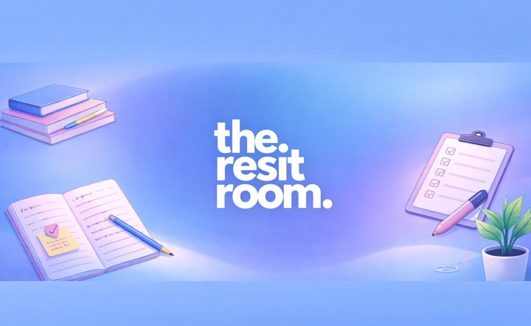 Discovery splash banner for The Resit Room Discord server