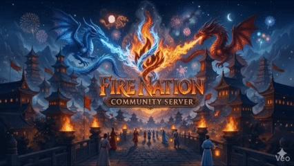 Discovery splash banner for Fire Nation | Tamil Discord server