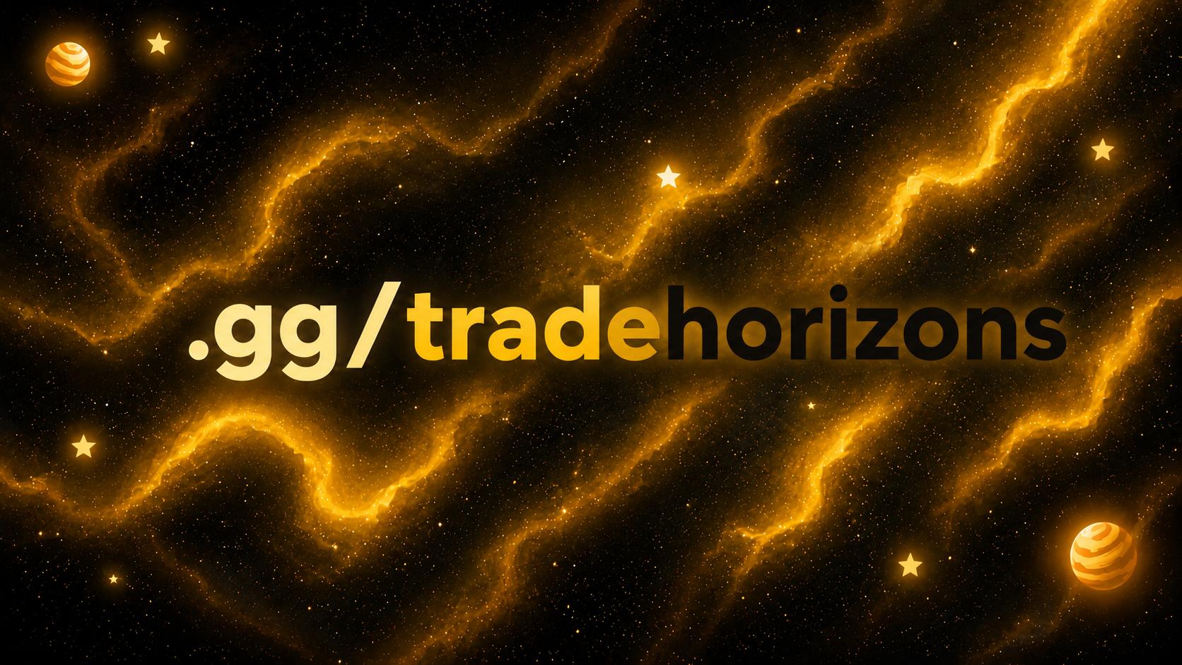 Discovery splash banner for Trade Horizon Discord server