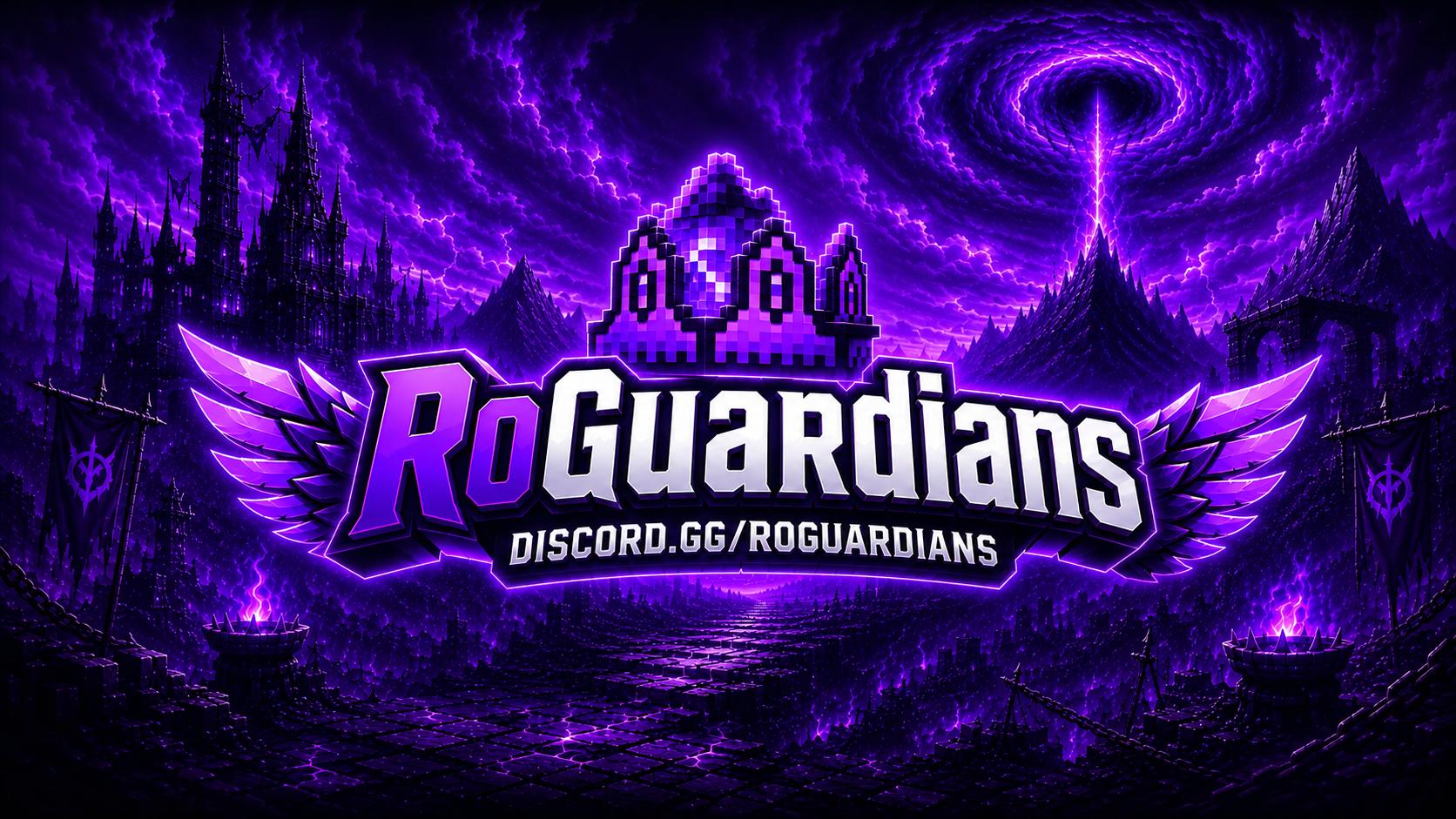 Discovery splash banner for RoGuardians Discord server