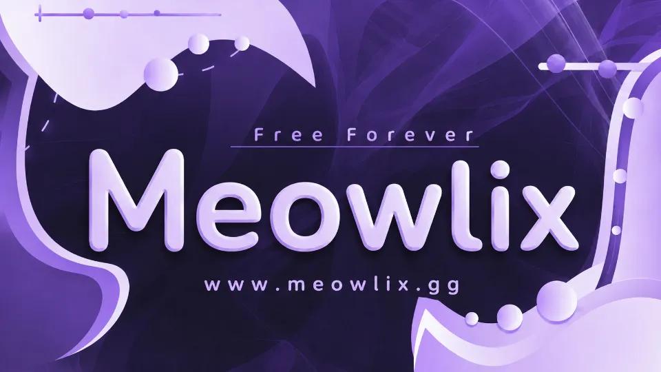 Discovery splash banner for Meowlix.gg Discord server
