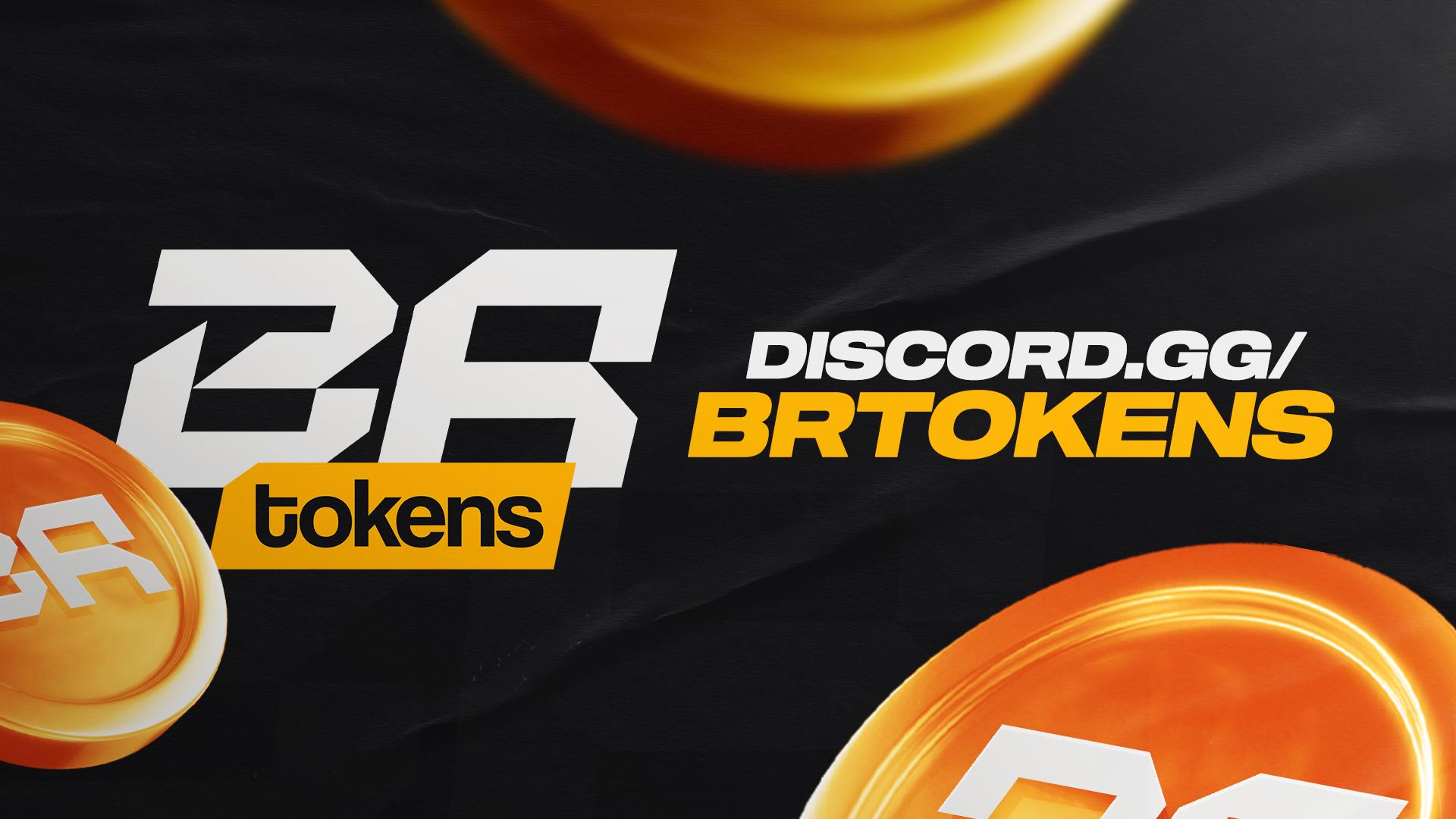 Discovery splash banner for BR TOKENS #15k Discord server