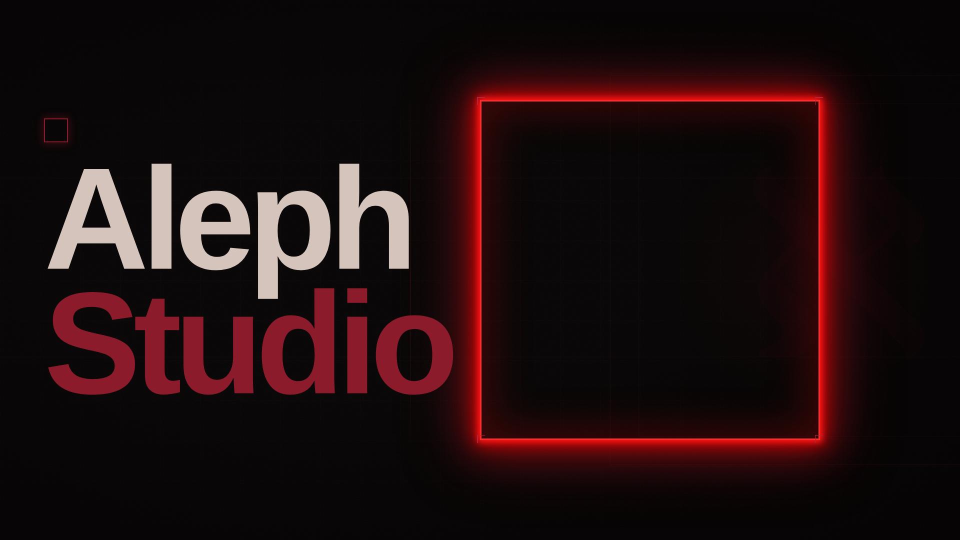 Discovery splash banner for Aleph Studio Discord server