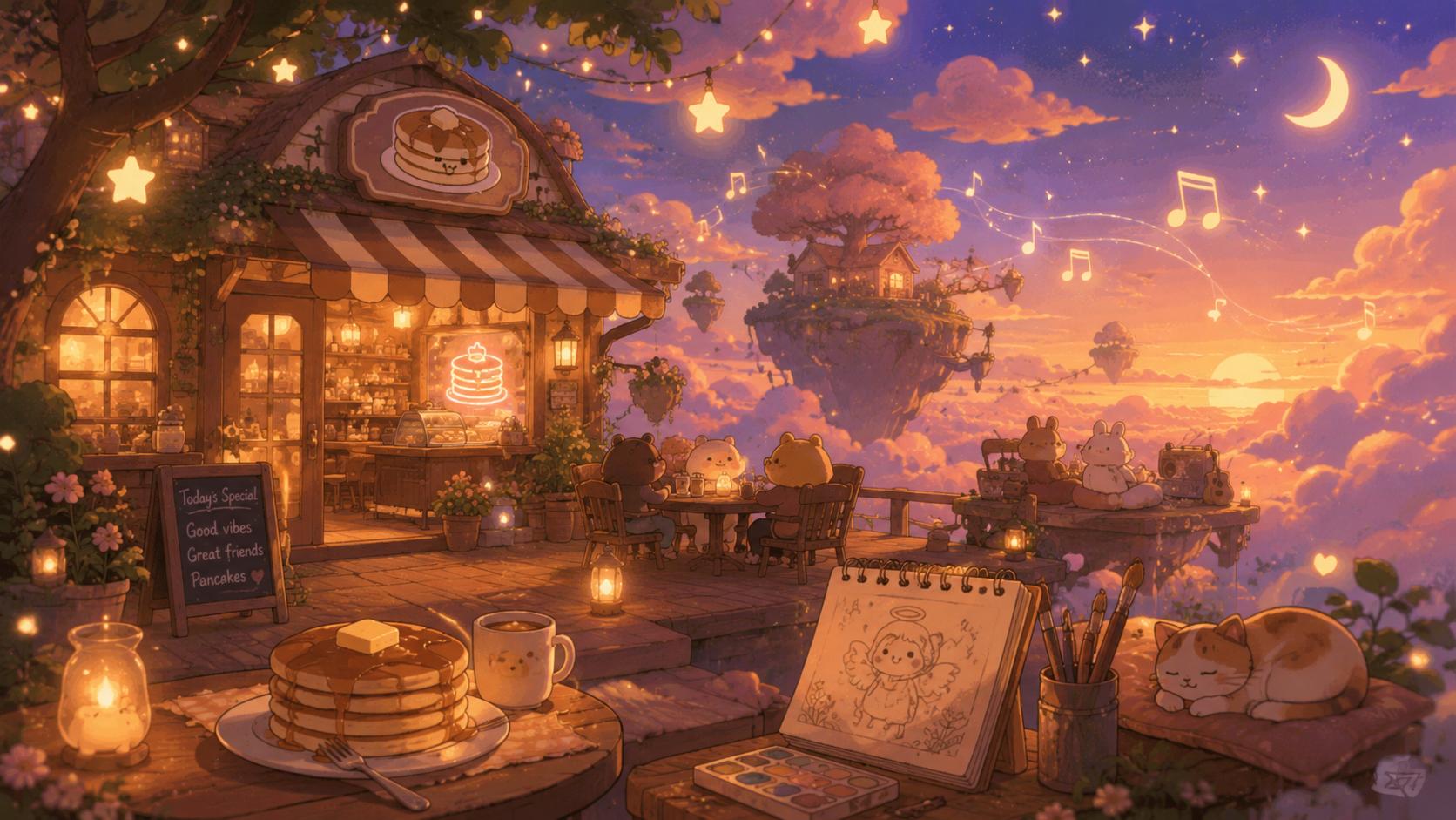 Discovery splash banner for Pancake After Hours β¦ Discord server