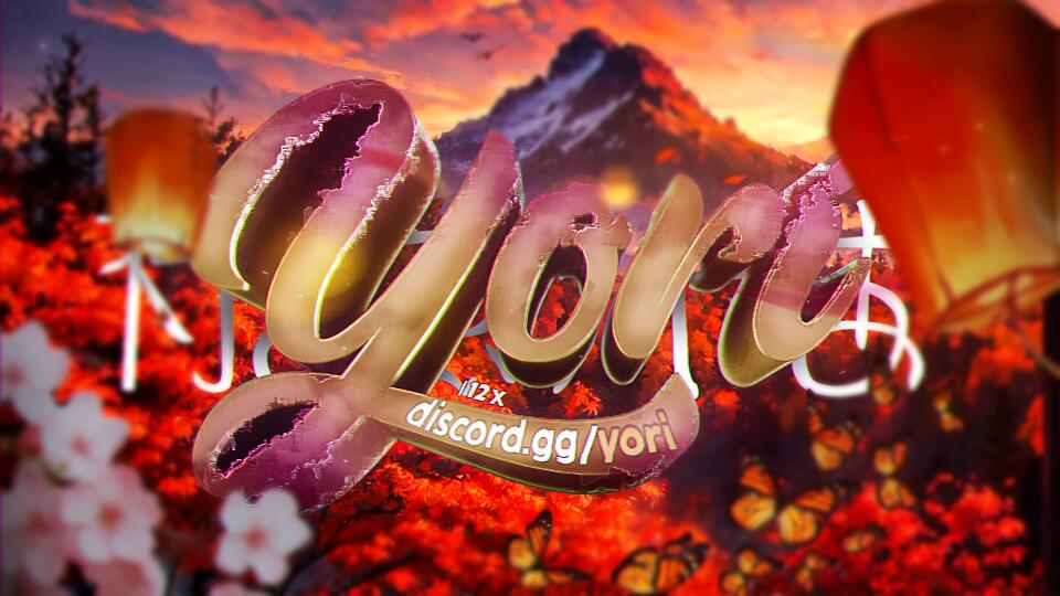 Discovery splash banner for Yori 🦋 #Decale Discord server