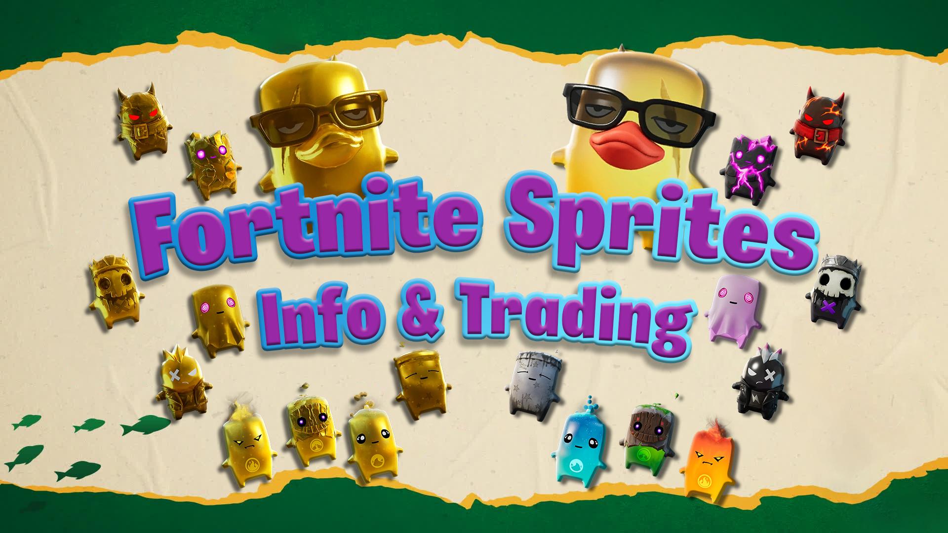 Discovery splash banner for Fortnite Sprite Info & Trading! Discord server
